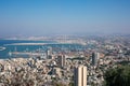 A beautiful picture of the Bahai Gardens in Haifa Israel. Jerusalem, Israel, November 2019