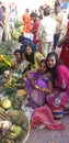 A beautiful picture of family on chatth puja