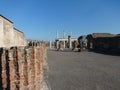 Romans Forum at Pompei 2 Royalty Free Stock Photo