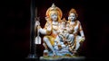 beautiful picture of shiva-parvati and ganesha's sculpture