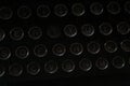 Beautiful picture of writing machine keyboard macro effect Royalty Free Stock Photo