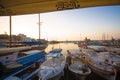 Picturesque view of Kyrenia harbour in Cyprus