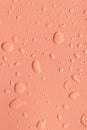 Beautiful pink background with water drops.