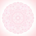 Beautiful pink ornamental background. Vector Royalty Free Stock Photo