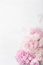 Beautiful pink peony flower background Royalty Free Stock Photo