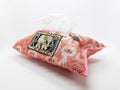 Beautiful Pink Tissue Box in white isolated background 01 Royalty Free Stock Photo