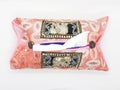 Beautiful Pink Tissue Box in white isolated background 02 Royalty Free Stock Photo