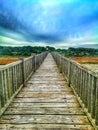 Amazing river in cadiz Royalty Free Stock Photo