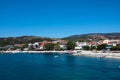 Beautiful place seaport Agios Nikolaos, Ormos Panagias, Sithonia, Greece Royalty Free Stock Photo