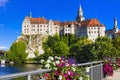 Beautiful places of Gremany - Sigmaringen town with impressive c Royalty Free Stock Photo