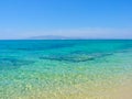 Beautiful Plaka beach in Naxos Island Royalty Free Stock Photo