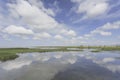 Beautiful plateau wetlands and many tourists