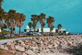 The beautiful Pocitos beach, Montevideo, Uruguay