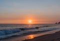 Beautiful Point Mugu sunset enhanced by the recent wild fires, California