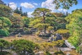 Beautiful pond at Ginkakuji Silver Pavilion - Zen temple near Kyoto