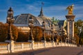 Beautiful Pont Alexandre III bridge over the Seine river, Paris. France Royalty Free Stock Photo