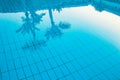 Beautiful pool near the sea on nature background Royalty Free Stock Photo