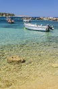 Beautiful Porto Roma sandy beach. It is situated on Vassilikos peninsula on the south east coast of Zakynthos island, Greece.