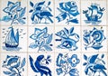 Beautiful portuguese tiles Royalty Free Stock Photo
