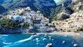Beautiful Positano postcard Royalty Free Stock Photo