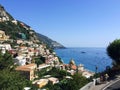 Beautiful Positano Village Landscape - Amalfi Coast - Italy Royalty Free Stock Photo