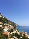 Beautiful Positano Village Landscape - Amalfi Coast - Italy Royalty Free Stock Photo