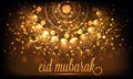 Beautiful poster, banner or flyer for Eid Mubarak.