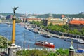 Beautiful Prague - view from Letna park Royalty Free Stock Photo