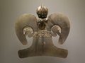 Beautiful pre columbus tairona culture bird golden pectoral