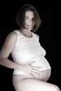 Beautiful pregnant series Royalty Free Stock Photo