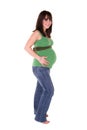 Beautiful pregnant woman. Royalty Free Stock Photo
