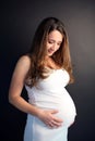 Beautiful pregnant woman Royalty Free Stock Photo