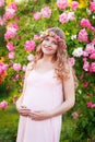Beautiful pregnant woman Royalty Free Stock Photo