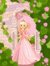 Beautiful Princess at Summer Day Royalty Free Stock Photo