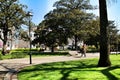 Beautiful Principe Real garden in Lisbon