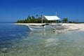 Beautiful Pristine Tropical Island Beach.