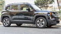 Beautiful profile design of off-road vehicle Jeep Renegade from American Jeep automaker