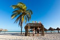 Beautiful Progreso beach in Mexico Royalty Free Stock Photo