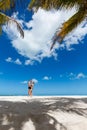 Beautiful Progreso beach in Mexico Royalty Free Stock Photo