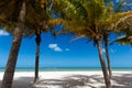 Beautiful Progreso beach in Mexico Royalty Free Stock Photo