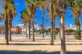 Beautiful promenade at the Playa de las Arenas beach of Valencia, Spain