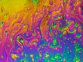 Beautiful psychedelic abstraction - interference in soap films