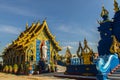 Beautiful public Buddhist church at Wat Rong Sua Ten in Chiang R