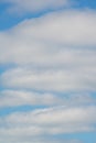 Beautiful puffy clouds with pretty blue sky Royalty Free Stock Photo