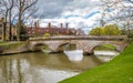 A beautiful punting location on river cam, Cambridge Royalty Free Stock Photo