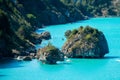 Capillas de Marmol island in Puerto Rio Tranquilo, Carretera Austral,, Chile