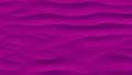 Beautiful purple abstraction with horizontal convex shapes. Purple liquid texture and background. 3D image