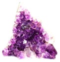 Amethyst cluster Royalty Free Stock Photo
