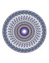 Beautiful purple and blue mandala design - . Artist, creative, symbol