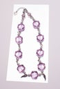 Beautiful Purple Gem Necklace